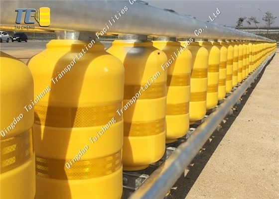 Good price Corrimão de gerencio amarelo alaranjado da estrada anticolisão para seções de estrada perigosas on-line