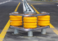 Tunnel Entrances Highway Roller Barrier with Yellow Red