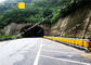 Yellow Highway Safety Rolling Barrier Anti Ultraviolet Aging Production Level 4