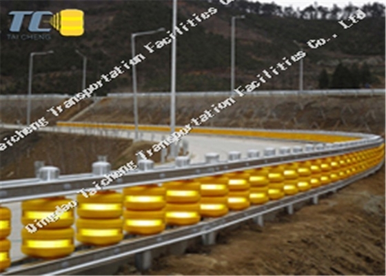 Barreira dobro do rolamento da estrada das cubetas Q235 Q345 customizável