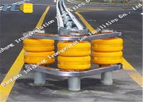 Barreira do rolo de estrada do corrimão de Eva Buckets Rolling Anti Crash da segurança de tráfego