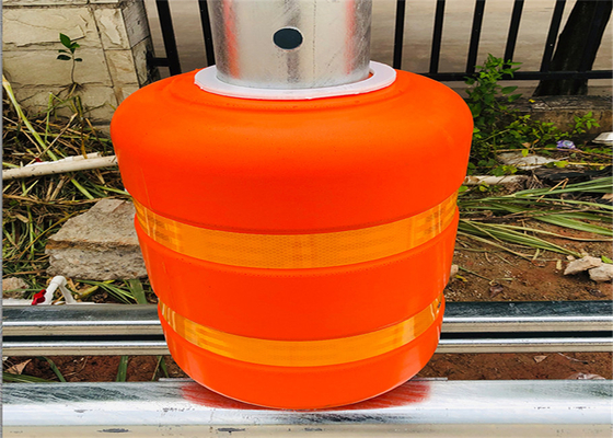 Óbvio Laranja Vermelho Laranja Barril Rotativo Preenchido EVA 4 Vigas Guarda-corpo