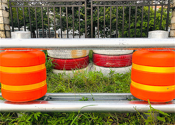 Good price Cor alaranjada vermelha da barreira de EVA Foam Filled Rotating Safety da pele do plutônio livre on-line