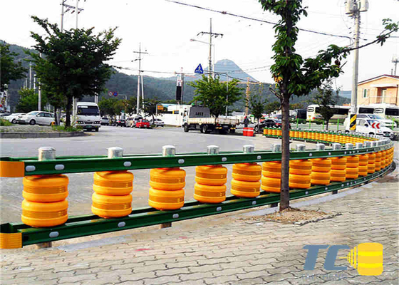 Segurança rodoviária EVA Roller Barrier For Vehicle e proteção da estrada