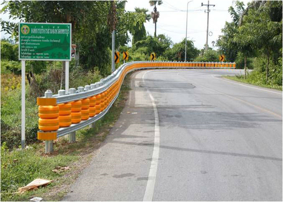 Sistema de rolagem Rolante de plástico para o trânsito rodoviário Barreira de segurança Rolante