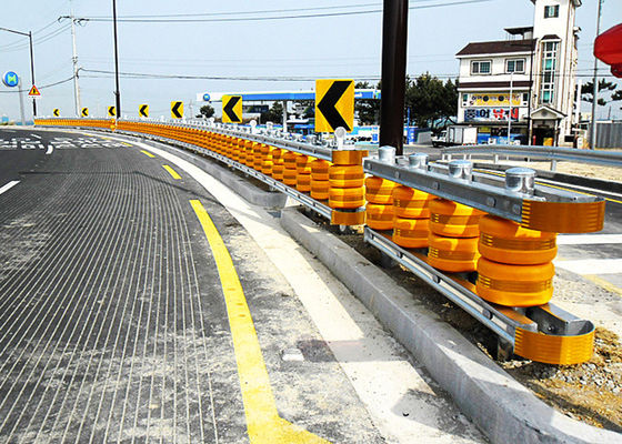 Bom preço Espaçamento 1m 0,7m 0,5m Barreira de Rolo para Rodovia Tamanho do Rolo Diâmetro 245 350 Mm Produção 300 Metros dia projetado para Segurança de Tráfego on-line