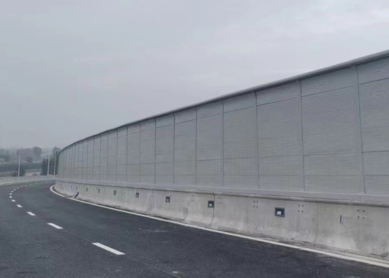 Barreira acústica de aço galvanizado com isolamento acústico de 20 a 50 dB