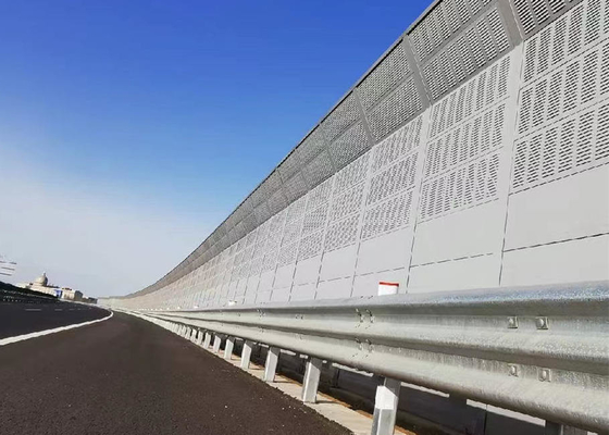 Barreira anti-fogo de estrada cinza/verde para isolamento sonoro de estradas no Vietname/Oman/Malásia