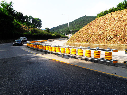 Bom preço Panel Height 1.2m Rolling Guardrail Barrier Offering Red Fence Color and Roller Size Diameter 245 350 Mm Used in Event Safety on-line
