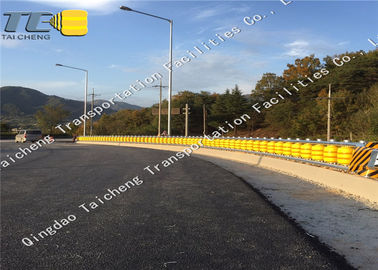 Good price Resistência de corrosão amarela durável da barreira da estrada do rolamento de EVA para a elevação da estrada on-line