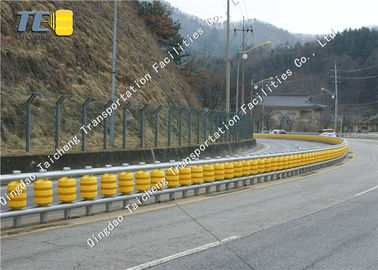 O plutônio do ISO 9001 espuma Foller da barreira de impacto amarela 350*500MM da estrada