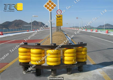 Good price Cor amarela do sistema de barreira do rolo da estrada do carro do acidente/vermelha anticolisão on-line