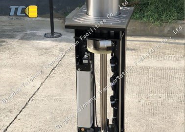 Good price Cargo telescópico da segurança do sistema hidráulico de aço do poste de amarração com luz vermelha do diodo emissor de luz on-line